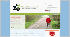 Desktop Screenshot of mechanicsvilleanimalhospital.com